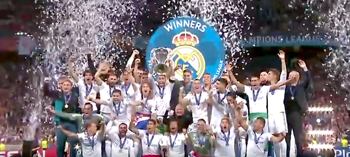 Real Madrid vyhrál po třetí za sebou Ligu Mistrů!