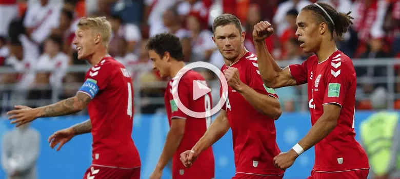 Dánsko porazilo Peru 1:0. Peru zahodilo penaltu a další šance a vstup do MS se jim moc nepovedl obrázek