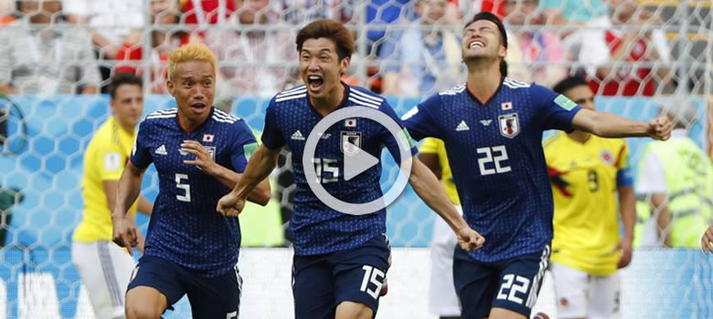 Japonsko porazilo Kolumbii 2:1