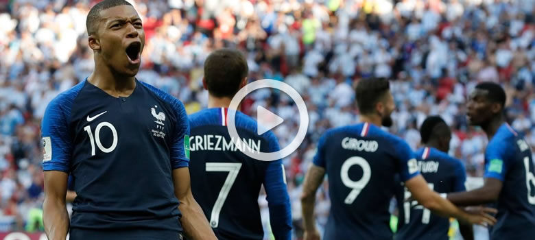 Francie porazila Argentinu 4:3